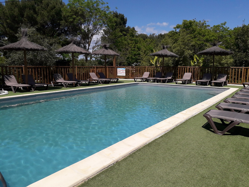 Camping Ecolodge Les Cigales*** à Pézenas - La piscine