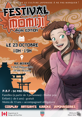 2021-10-23 Festival Momiji Béziers Manga café Kyo'Hon