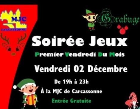 MJC Carcassonne soirée jeux carcassonne