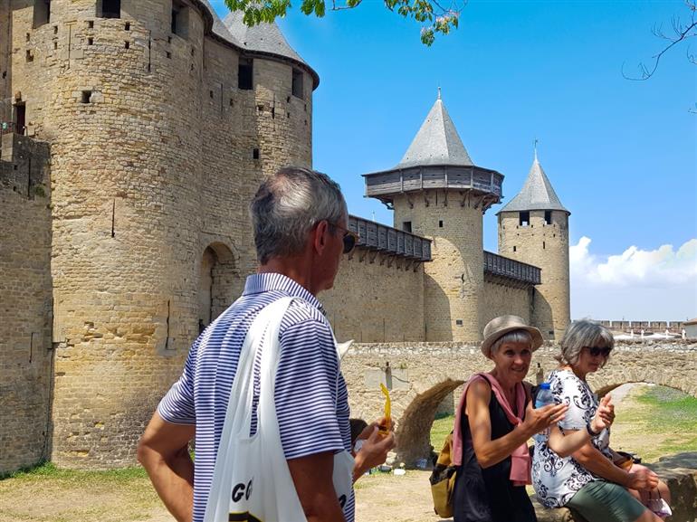 visite guidée de la cité médiévale de Carcassonne